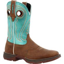 Lady Rebel™ by Durango® Women's Tan & Seashore Blue Saddle Western Boot