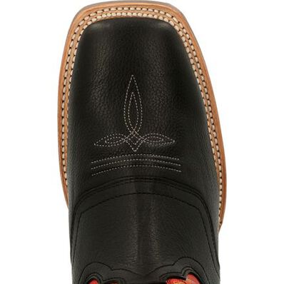 Durango® Rebel Pro™ Black Buckaroo Western Saddle Boot, , large