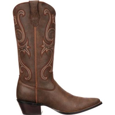 Modelo Jealousy de botas vaqueras de color marrón Crush by Durango para damas (#RD3593) , , large