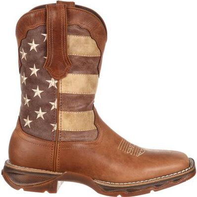 Lady Rebel by Durango Faded Rebel Flag Western Boot, , large