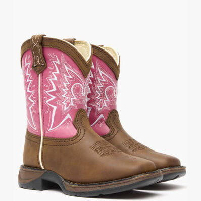 Bota vaquera para niños pequeños Durango Little Kid Let Love Fly, , large