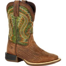 Lil' Durango® Rebel Pro™ Big Kid's Briar Green Western Boot