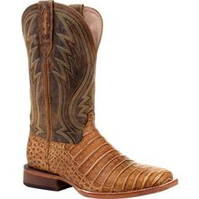 Durango® Premium Exotics™ Sunset Wheat Caiman Western Boot