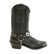 Bota vaquera con arnés negra de Durango, , large