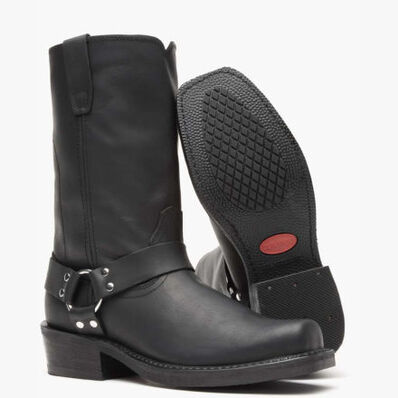 Bota con arnés negra de Durango para hombre, , large