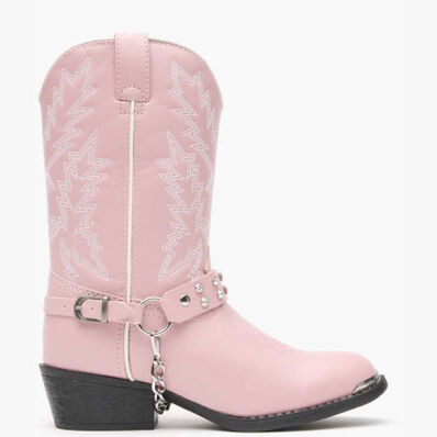 Botas vaqueras Durango para niños rosadas con imitación de diamantes Durango Little Kid, , large