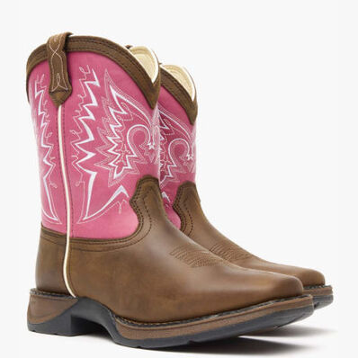 Bota vaquera para niño grande Lil' Durango Big Kid Let Love Fly, , large