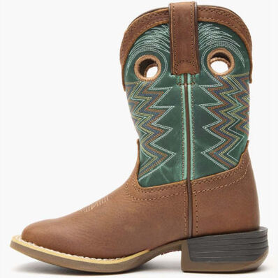 Durango Lil' Rebel Pro Little Kid's Teal Western Boot, , large