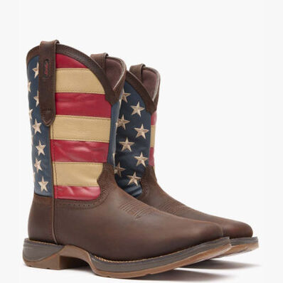 Bota vaquera sin cordones Patriotic Rebel de Durango, , large