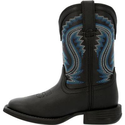 Lil' Rebel Pro™ by Durango® Big Kid's Black Onyx Western Boot, , large