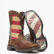 Bota vaquera sin cordones con motivo patriótico Lady Rebel by Durango Patriotic, , large