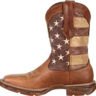 Lady Rebel by Durango Faded Rebel Flag Western Boot, , large