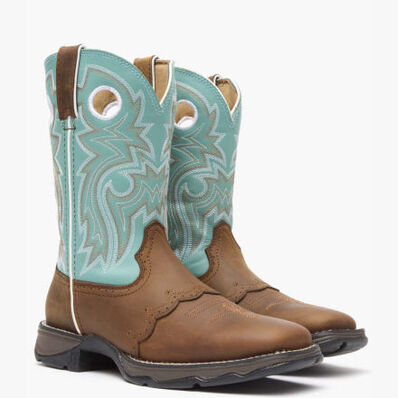 Bota vaquera para mujer Powder n' Lace Saddle Lady Rebel de Durango, , large