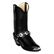 Bota vaquera con arnés negra de Durango, , large