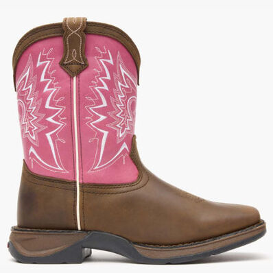 Bota vaquera para niño grande Lil' Durango Big Kid Let Love Fly, , large