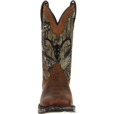 bota vaquera Rebel by Durango impermeable con camuflaje de venado Skull, , large