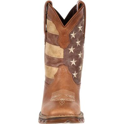 Lady Rebel by Durango Faded Rebel Flag Western Boot, , large