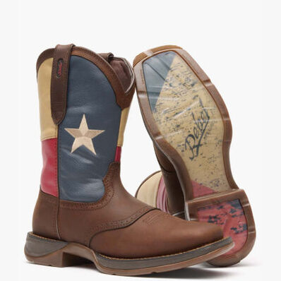 Bota vaquera sin cordones Durango Patriotic, , large