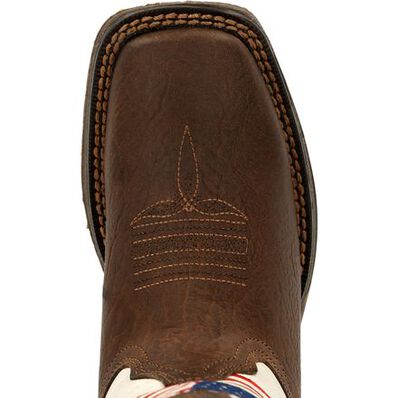 Lil' Rebel™ by Durango® Little Kids Distressed Flag Western Boot, , large