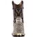 Bota de vaquero para niños grandes con estampado de serpiente bronceado Durango Big Kid, , large