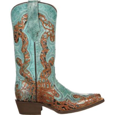 Bota vaquera Durango Women Ole 66 Overlay para mujeres, , large