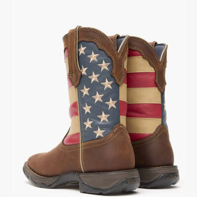 Bota vaquera sin cordones con motivo patriótico Lady Rebel by Durango Patriotic, , large