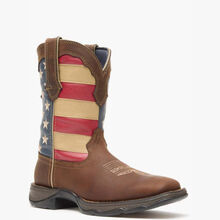 Bota vaquera sin cordones con motivo patriótico Lady Rebel by Durango Patriotic