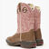 Bota vaquera color bronceado para niños pequeños con cordones juvenil Lil' Durango, , large