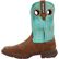Lady Rebel™ by Durango® Women's Tan & Seashore Blue Saddle Western Boot, , large
