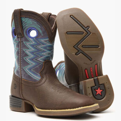 Durango Lil' Rebel Pro Big Kid's Amethyst Western Boot, , large