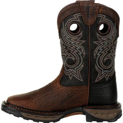 Lil' Durango® Maverick XP™ Little Kid's Black Western Boot, , large