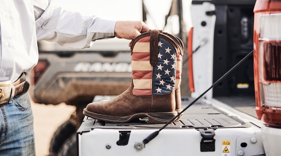 American flag cowboy boots